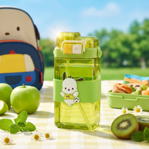 قمقمه دو مخزنه بند دار حجم 500 میلی لیتر