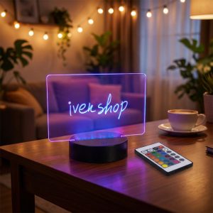 تابلو شفاف نوری سه بعدی به همراه ماژیک و ریموت