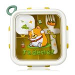 لانچ باکس فانتزی دو طبقه + چنگال