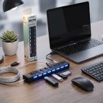 هاب یو اس بی 7 پورت ترکا مدل USB7