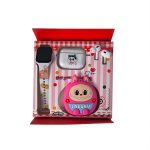 پکیج هدیه ساعت هوشمند و هنزفری بلوتوثی طرح لبوبو