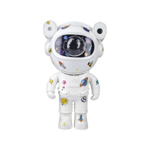 چراغ خواب اسپیکردار کهکشانی 360 درجه طرح فضانورد به همراه ریموت