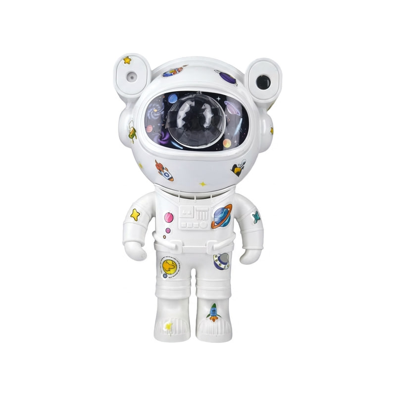 چراغ خواب اسپیکردار کهکشانی 360 درجه طرح فضانورد به همراه ریموت