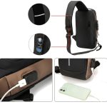 کراس بادی مردانه قفل رمزدار ضد آب و صد سرقت