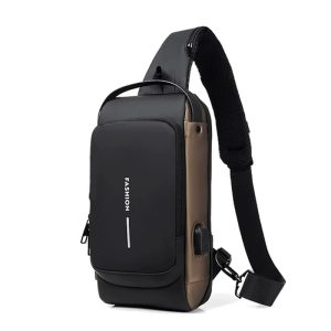 کراس بادی مردانه قفل رمزدار ضد آب و صد سرقت